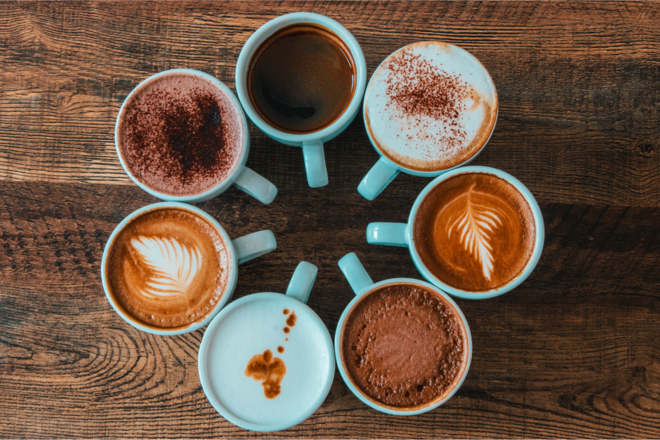 Cups of coffee